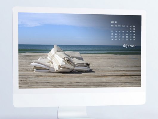 Descarga el calendario del mes de junio