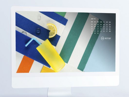 Descarga el calendario del mes de julio